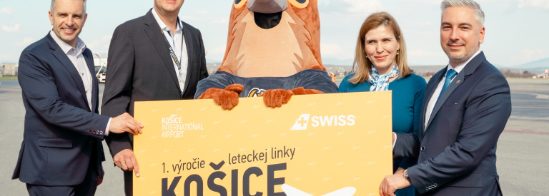 SWISS a Letisko Košice oslavujú prvé výročie leteckej linky Košice - Zürich